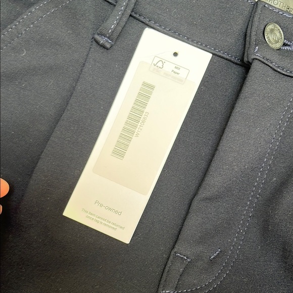 MOTHER Denim Pleated Trainer Pant in French Kissing - Picture 14 of 14